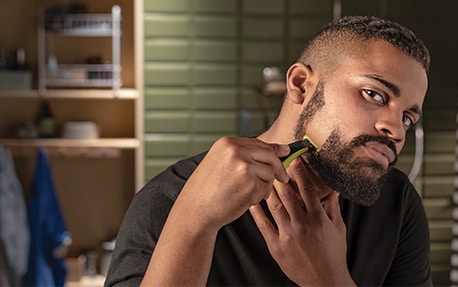 Philips Norelco OneBlade does it all…shave trim & edge with one tool!