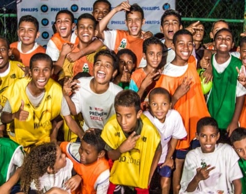 Illuminating soccer fields and community life