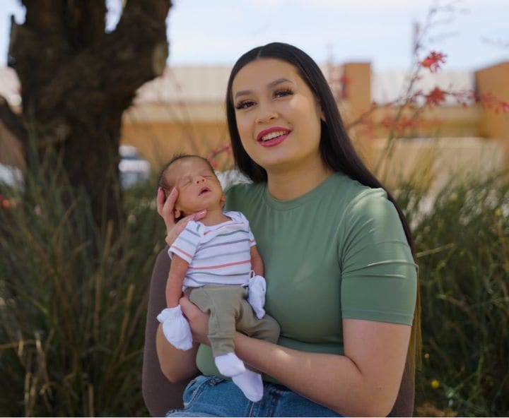woman and baby image