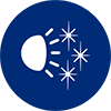 Superior visibility icon