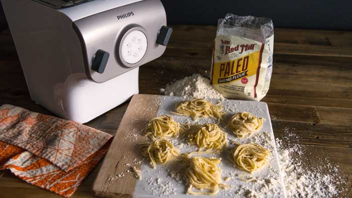 Fresh pasta with Philips Pasta Maker