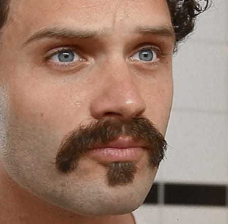How to create the zappa moustache