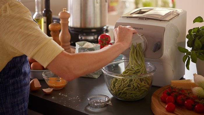 Philips Artisan Pasta Noodle Maker and 4-in-1 Accessory Shape Kit