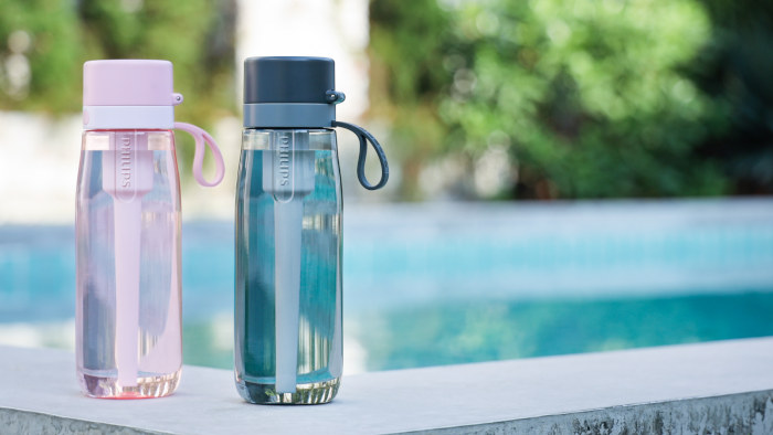 Philips Water GoZero - Botella de agua de acero inoxidable aislada para  todos los días con filtro de agua Philips Everyday Tap sin BPA, transforma  el