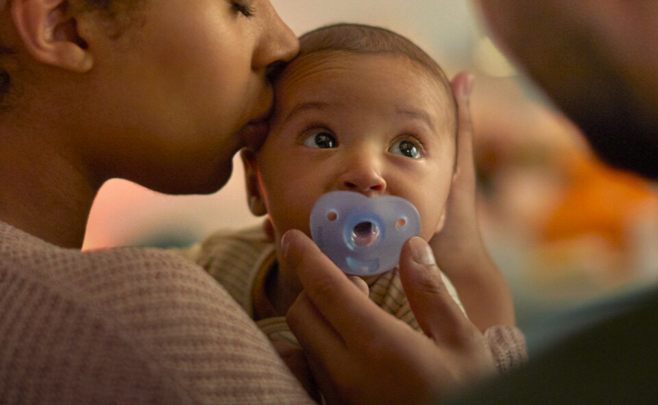 Suce ultradouce Philips Avent, 0 à 6 mois, motifs rêves et cygne, emb. de 4