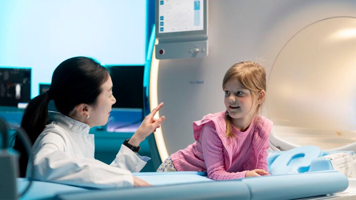 What good design does: reassuring an 8-year-old getting an MRI exam