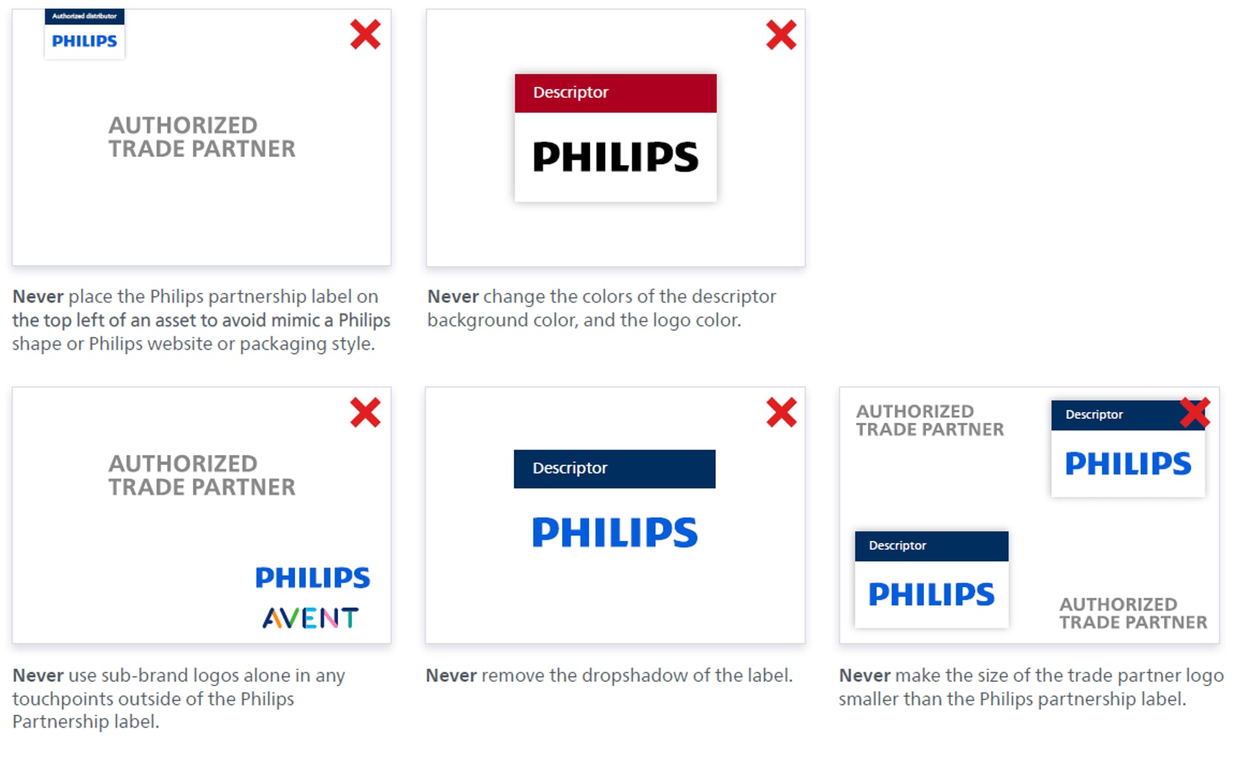 partnerlabel donts