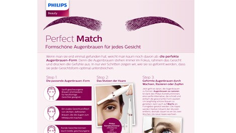Perfect Match Formschone Augenbrauen Fur Jedes Gesicht News Center Philips