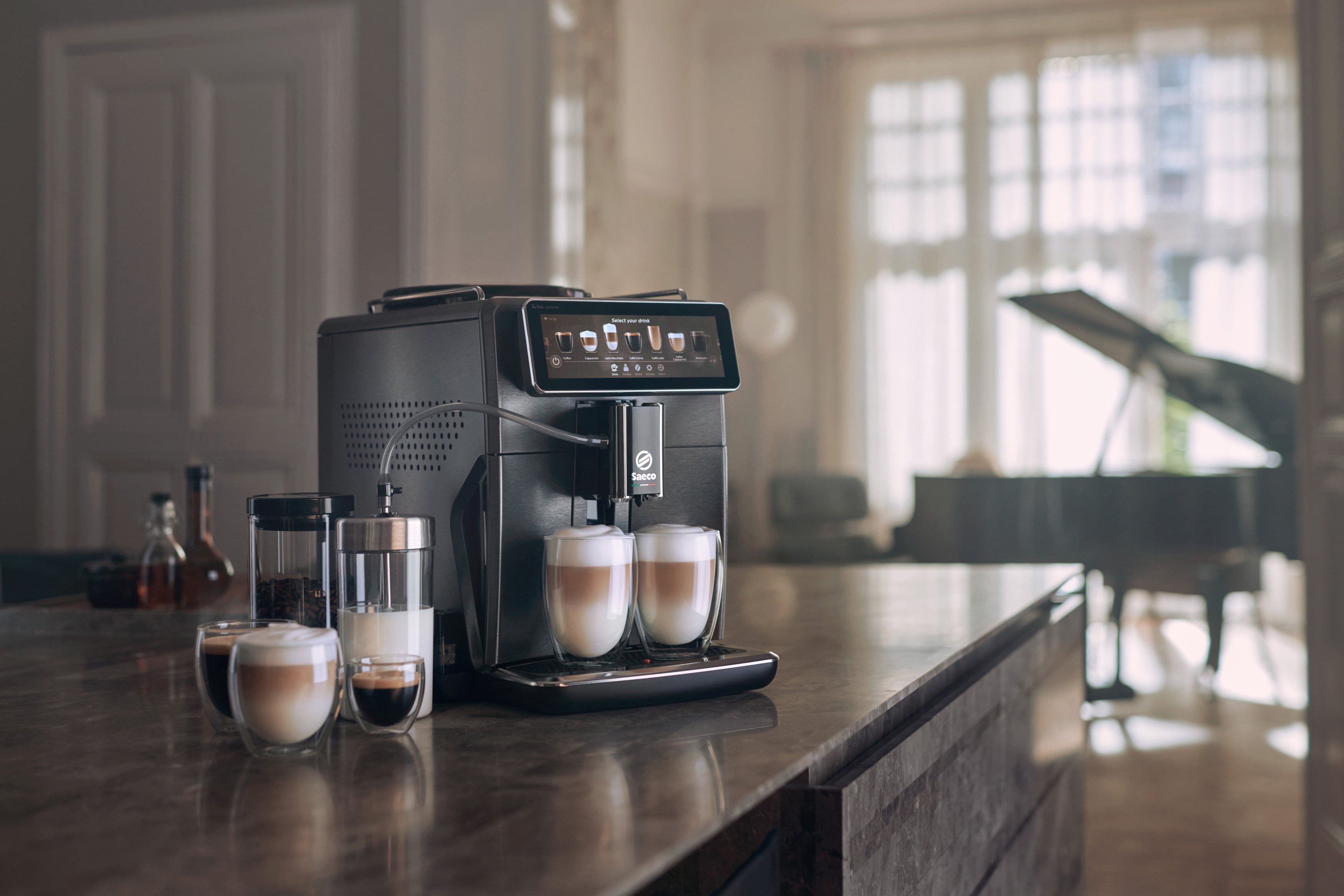 Saeco Xelsis Suprema Kaffeevollautomat News center Philips