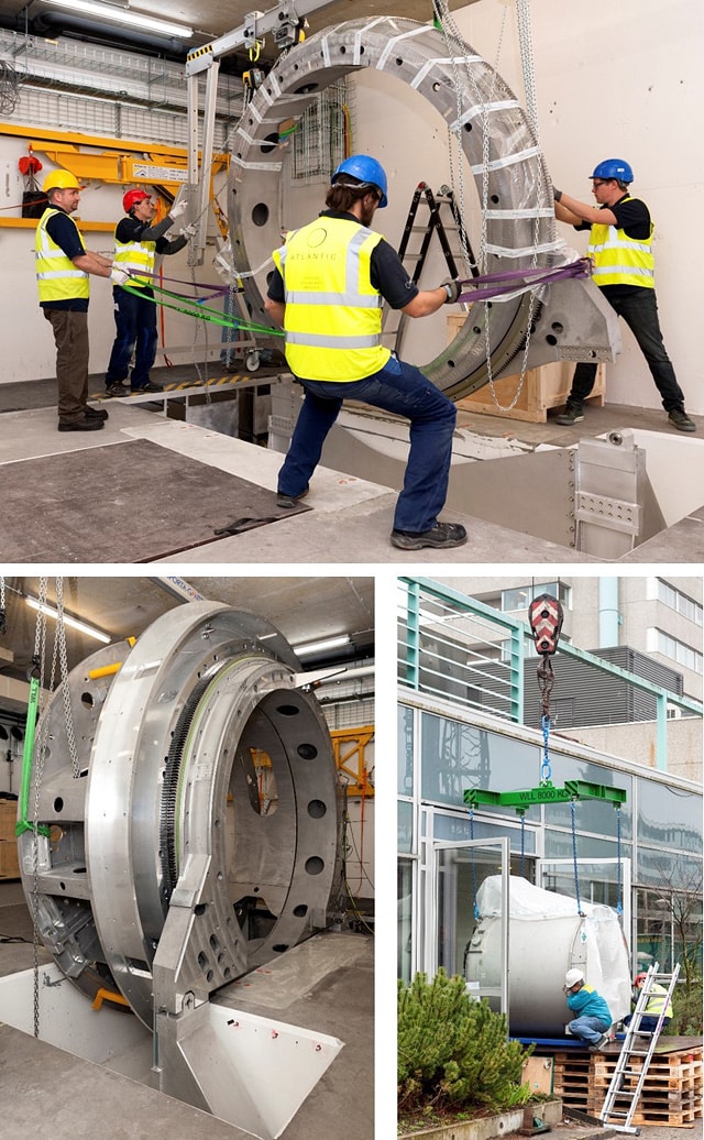 Installation of MR-guided linear accelerator