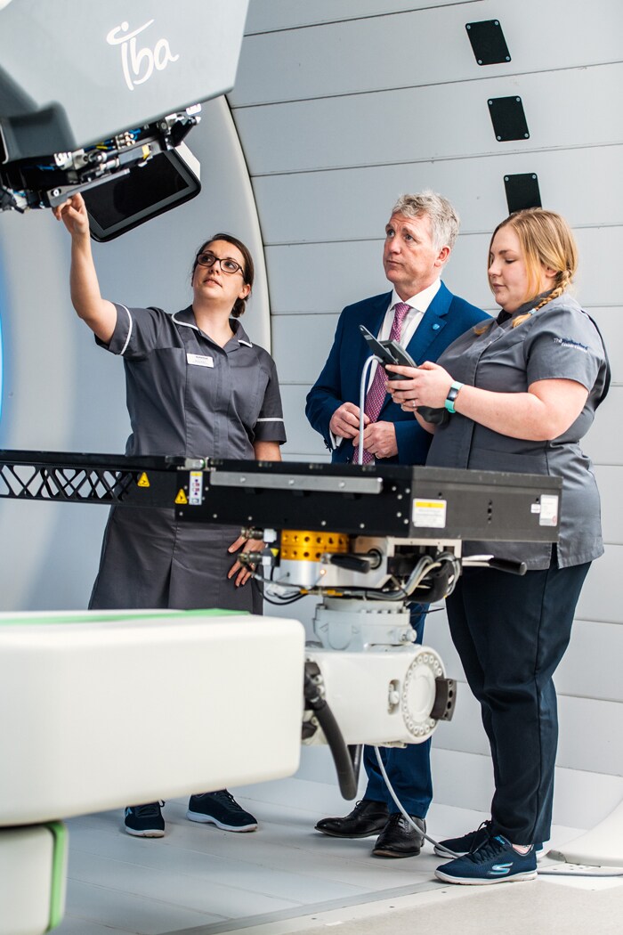 First Patient Treated With High Energy Proton Therapy In Uk News Philips
