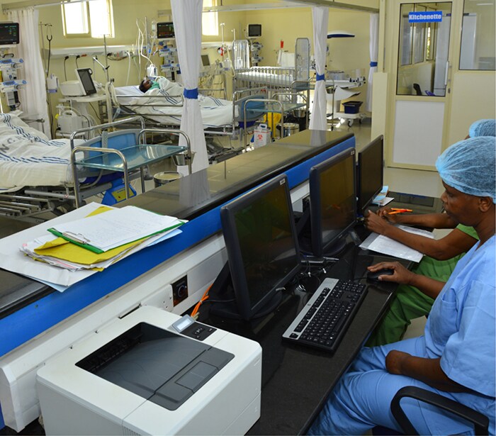 ICU center in Nyeri county, Kenya