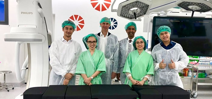 Atul Gupta in Thailand with the team