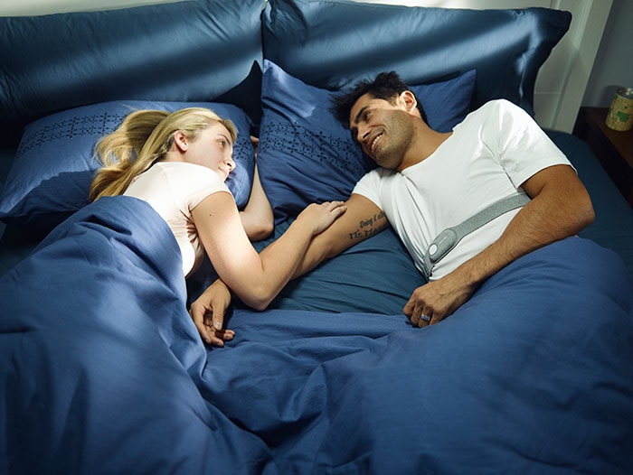 Download image (.jpg) Philips SmartSleep Snoring Relief Band is a personalized wearable designed to adjust a person?s snoring related sleep habits over time (opens in a new window)