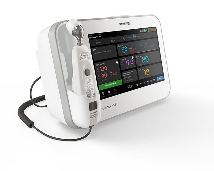 Download image (.jpg) Philips EarlyVue VS30 vital signs monitor  (opens in a new window)