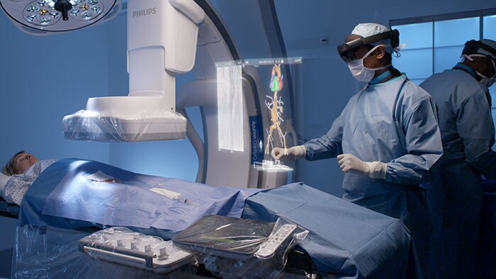 Philips and Microsoft Augmented Reality Guided Therapy
