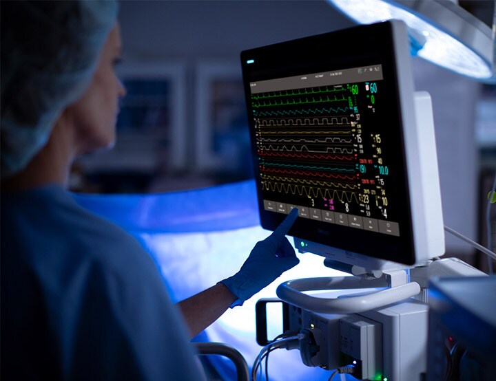 Philips IntelliVue bedside patientmonitor platform