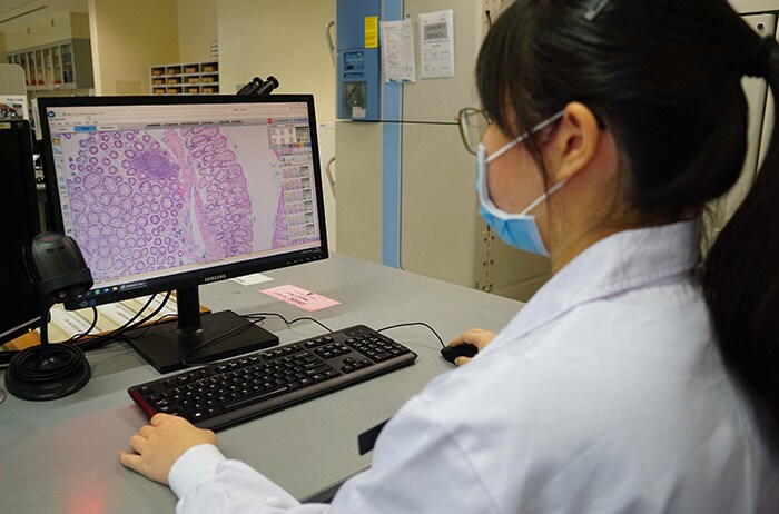Download image (.jpg) Digital pathology at Singapore General Hospital