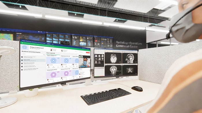 Download image (.jpg) Philips’ Radiology Operations Command Center