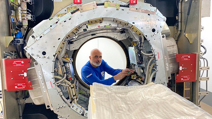 “Normally, we need about six weeks for one scanner. Now only two.”