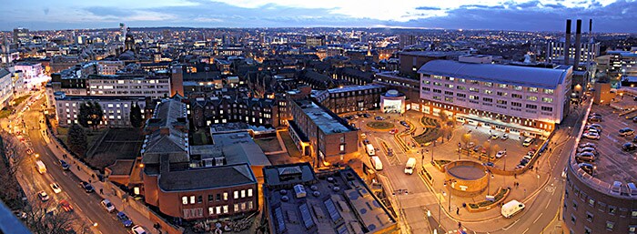 Download image (.jpg) Leeds General Infirmary panorama (opens in a new window)