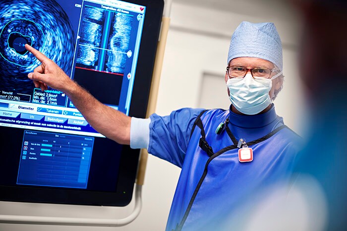 Download image (.jpg) (opens in a new window) Philips intravascular ultrasound (IVUS) imaging