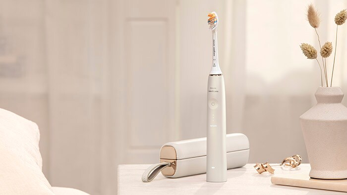 Philips Sonicare 9900 Prestige is a premium electric toothbrush that leverages AI