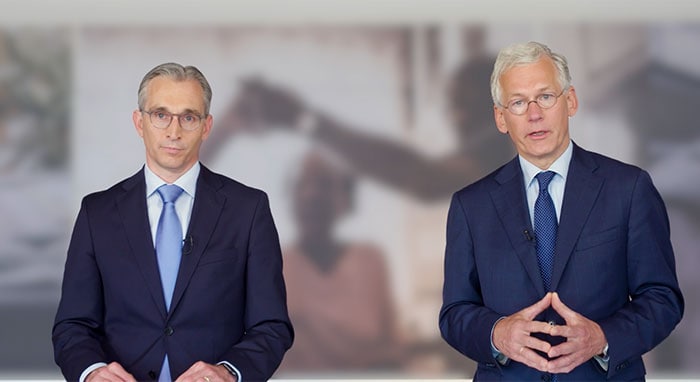 Frans van Houten and Roy Jakobs