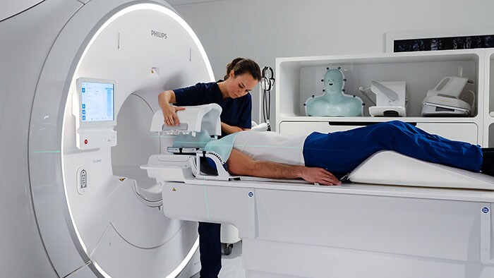 Philips Ambient Experience In-bore Connect enhances the patient experience during MR-only radiotherapy planning and simulation for brain and head & neck cancer
