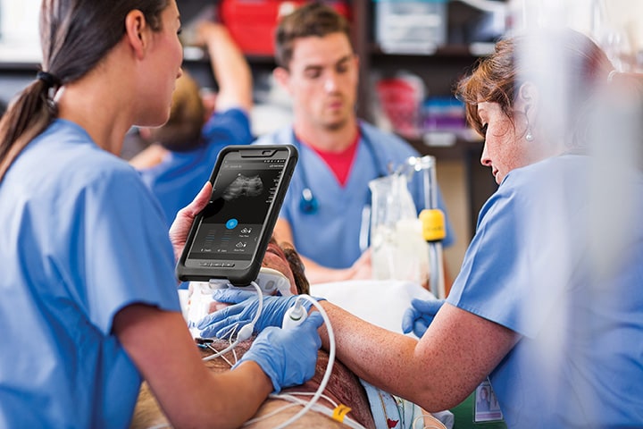 Lumify emergency medicine in use