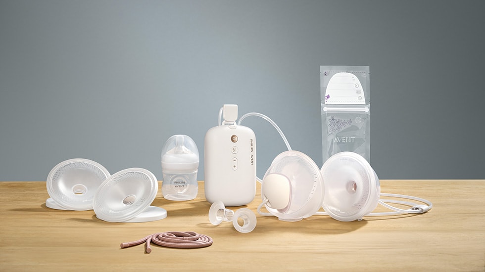 Hands-free electric breast pump