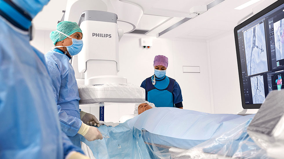 Philips Azurion met FlexArm