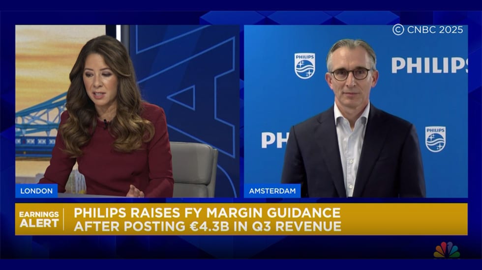Q3 2025 results: Philips CEO Roy Jakobs on CNBC