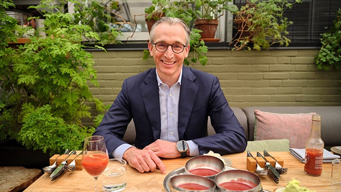 Philips CEO Roy Jakobs talks healthcare over lunch with The Times
