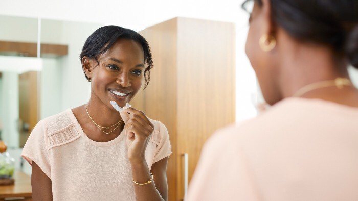 New Zoom! Delivered at-home teeth whitening kit