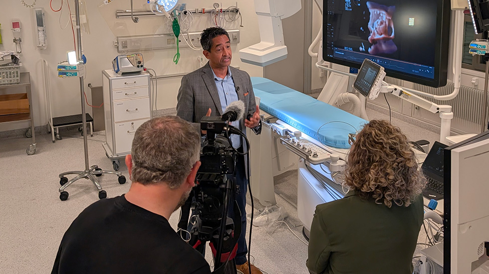 Dr. Atul Gupta in Cathlab