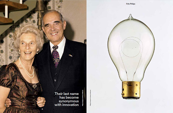 Frits Philips with his wife