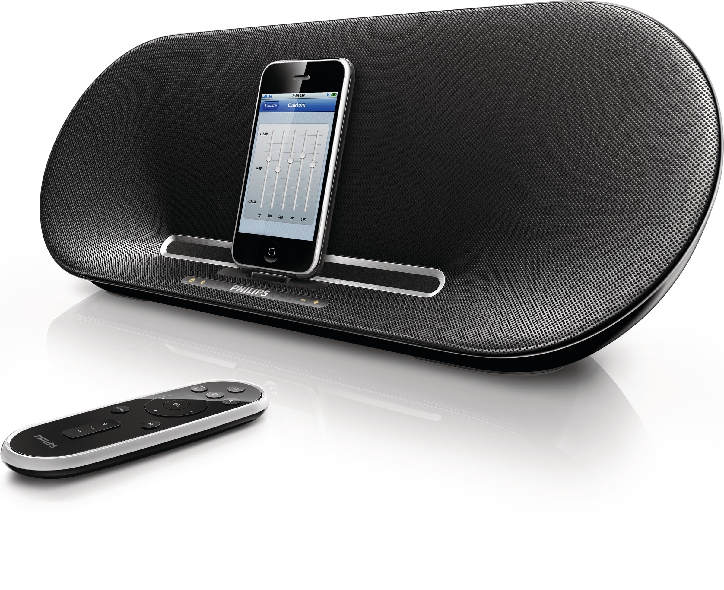 Die Fidelio Docking Lautsprecher von Philips holen den guten Klang aus dem iPad