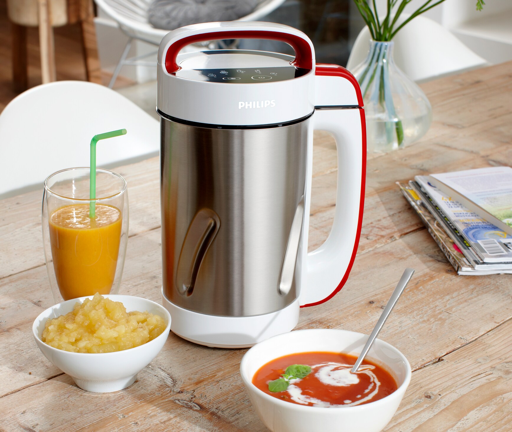 Der neue SoupMaker von Philips frische Suppen im Handumdrehen