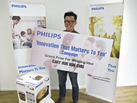 Gary Hor (26) from Penang won the grand prize for Innovation That Matters To You campaign in Malaysia