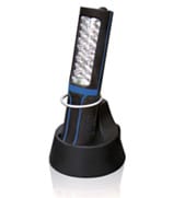 LED inspection lamp with docking station